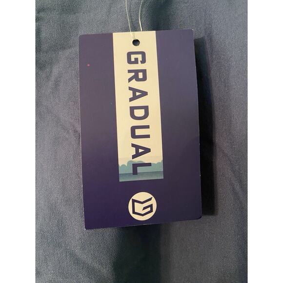 Gradual G Womens Waist 38, Shorts Blue Grey Bermuda Pockets Lightweight - Picture 2 of 5